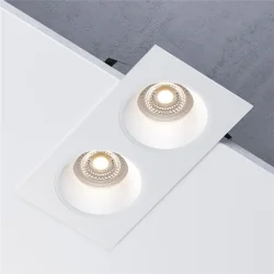 Светильник встраиваемый GU10 белый 15700/02 (071592)