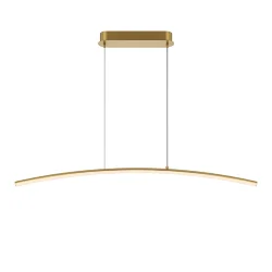 Подвесной светильник Изгиб / Curve 2600-3500К 15Вт (Латунь) MOD243PL-L18BSK