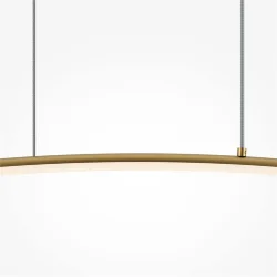 Подвесной светильник Изгиб / Curve 2600-3500К 15Вт (Латунь) MOD243PL-L18BSK