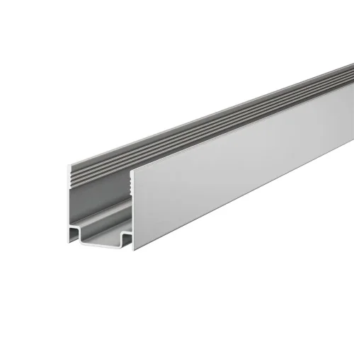 Алюминиевый профиль для гибкого неона 17x8мм 1м (Серебро) - фото