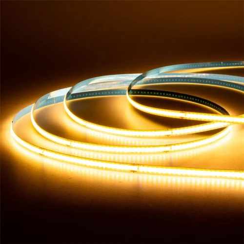 Светодиодная лента 220V, COB 240 chip/m, warm white, IP20, 10m, A303 - фото I