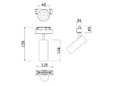 Трековый светильник Фокус / Focus Led S35 4000K 7Вт 24° (Черный) TR019-2-7W4K-B - фото 4