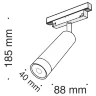 Трековый светильник Фокус / Focus Led S35 4000K 7Вт 24° (Черный) TR019-2-7W4K-B - фото 5