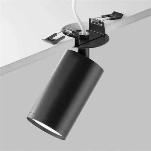 Встраиваемый светильник FOCUS S GU10 10Вт (Черный) - фото 6