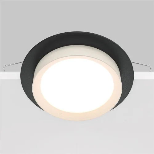 Встраиваемый светильник Hoop GX53 1x12Вт (Черный) - фото 2