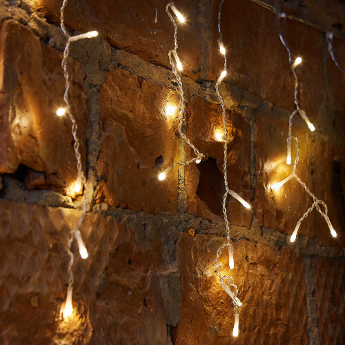 ULD-B10005-480-TTK WARM WHITE IP44 Бахрома светодиодная с эффектом мерцания, 10м, Соединяемая, 480 светодиодов, Теплый белый свет, Провод прозрачный - фото 12