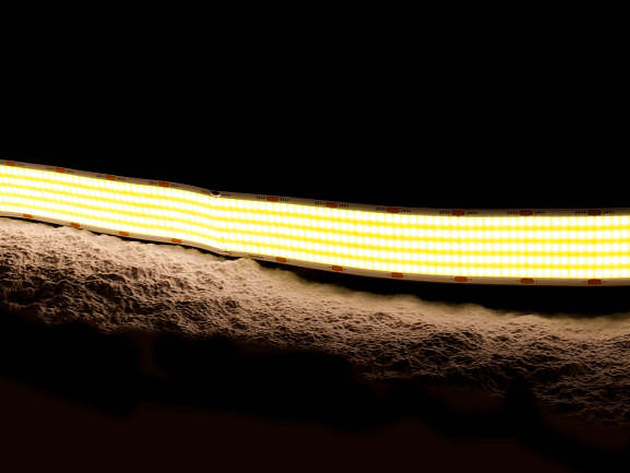 Нейтральный белый 24В IP20 40Вт/м 1600 LED/м SWG-COB1600-24-40-NW. Фото 2