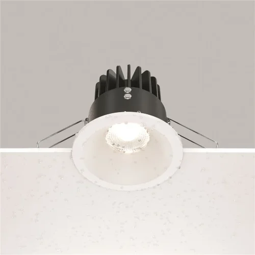 Встраиваемый светильник Zoom 4000K 1x12Вт 60° IP 65 (Белый) - фото 5