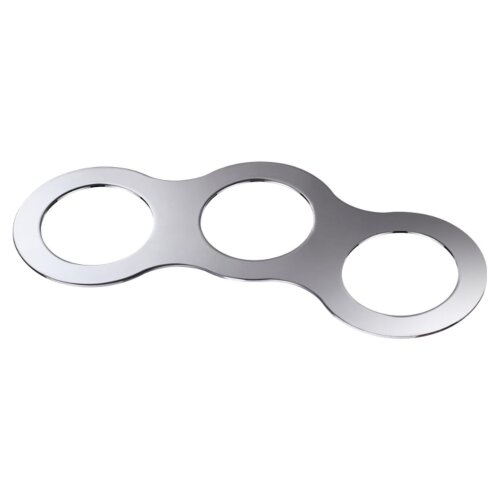 Рамка декоративная к артикулам 357585-357587, 357589, 357909-357910, 370639-370643 «Novotech» 358245, дизайн: Хай-тек, серия: METIS. Фото 1.