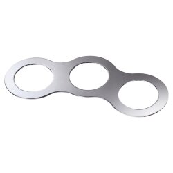 Рамка декоративная к артикулам 357585-357587, 357589, 357909-357910, 370639-370643 «Novotech» 358245, дизайн: Хай-тек, серия: METIS