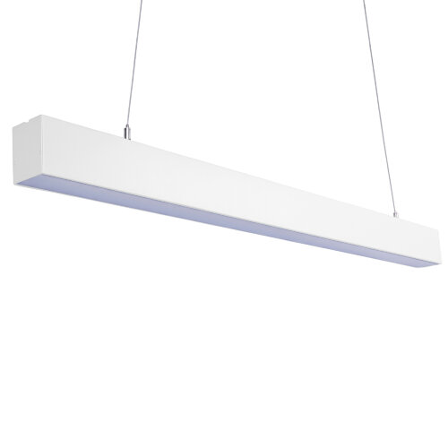 ULO-K10D 30W-4000K-L120 IP40 WHITE Светильник линейный светодиодный подвесной, Белый свет 4000K, 3360Лм, Алюминий, Цвет белый, TM Uniel - фото 1