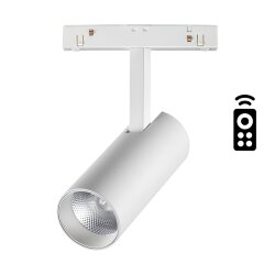 Трековый светильник для низковольного шинопровода диммируемый с пультом ДУ, со сменой цв. температур «Novotech» 358629, серия: FLUM - -