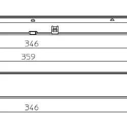 VS 70W/350-1400мА 35-56V DIP-переключатель - Линейный драйвер для светодиодов Vossloh-Schwabe ECXe 1400.316