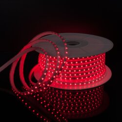 Светодиодная лента 220 В 11 Вт/м 60 Led/м 5050 IP65, RGB, 50 м Лента светодиодная 220V 11W 60Led 5050 IP65 мульти, 50 м