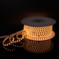 Светодиодная лента 220 В 11 Вт/м 60 Led/м 5050 IP65, RGB, 50 м Лента светодиодная 220V 11W 60Led 5050 IP65 мульти, 50 м