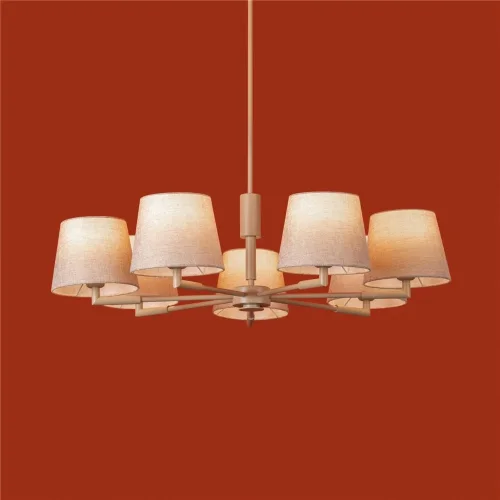 Подвесной светильник Freya FR2057PL-07BG (Бежевый) - фото 13