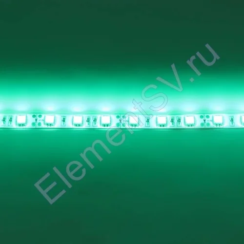 Светодиодная лента Standart PRO class, 5050, 60led/m, Green, 12V, IP65 - фото 4.