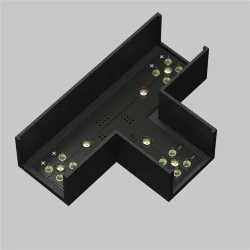 Коннектор питания Т-образный Elasity (Черный) TRA160CT-11B