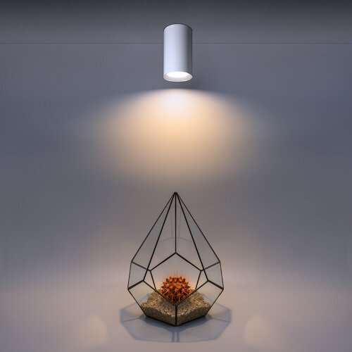 Светильник WOLTA WSL-GU10/01W под лампу GU10 Белый BASIC - фото 2.