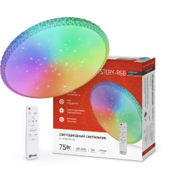 Светильник светодиодный COMFORT MYSTERY-RGB 75Вт 230В 3000-6500K 6000Лм 500x80мм с пультом ДУ IN HOME