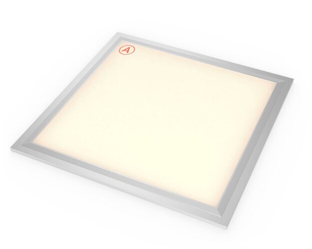 Светодиодная панель 295x295x10мм 24 Ватт с серой рамкой 3000К с Бап-1 - фото 4