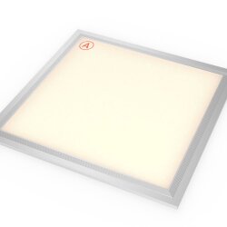 Светодиодная панель 295x295x10мм 24 Ватт с серой рамкой 3000К с Бап-1