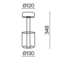 Аккумуляторный светильник AI Collaboration 2200-4000К 3Вт (Прозрачный)