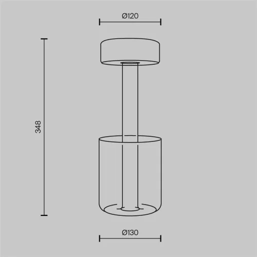 Аккумуляторный светильник AI Collaboration 2200-4000К 3Вт (Прозрачный) - фото 8