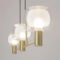 Подвесной светильник Vision E14х3 60Вт (Золото)