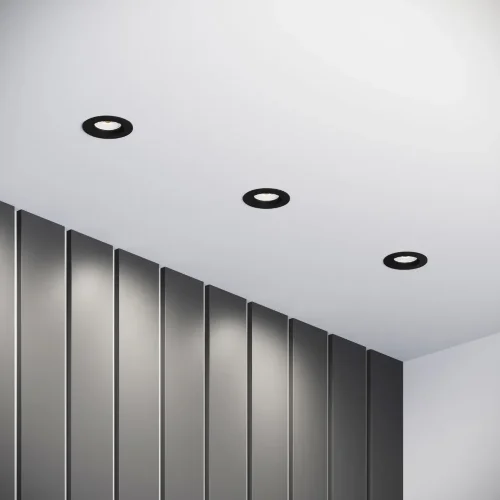 Светильник встраиваемый City GU10 черный 25054/01 - фото 4