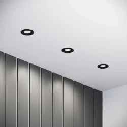 Светильник встраиваемый City GU10 черный 25054/01 (067705)