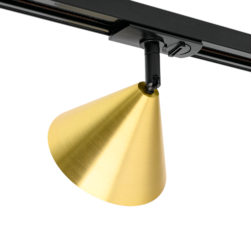 Трековый светильник WOLTA WTL-GU10/08G под лампу GU10 Черный / Золотой BELLO - фото 7.