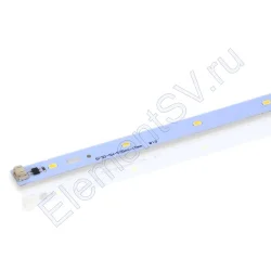 Светодиодная линейка 2835, 12 led, 220V, 5W, 595mm, D176, warm white