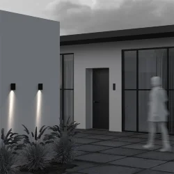 Настенный светильник Ракушка / Shell 3000K 3Вт IP 65 (Черный) O505WL-L3B3K