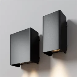 Настенный светильник Ракушка / Shell 3000K 3Вт IP 65 (Черный) O505WL-L3B3K