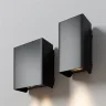 Настенный светильник Ракушка / Shell 3000K 3Вт IP 65 (Черный) O505WL-L3B3K - фото 6