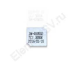 Светодиодная COB матрица XY1414 W36 (9-10V, 3W, 300mA, warm white)