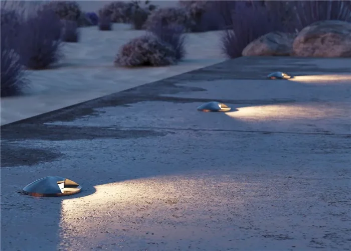 Встраиваемый светильник Flash 3000K 1Вт IP 67 (Серебро) - фото 9