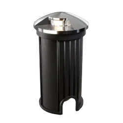 Встраиваемый светильник Flash 3000K 1Вт IP 67 (Серебро)