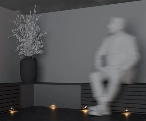 Встраиваемый светильник Flash 3000K 1Вт IP 67 (Серебро) - фото 6