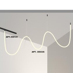 Трековый светильник "ГИБКИЙ НЕОН" для низковольтного шинопровода FLUM «Novotech» 359335, серия: RAMO (крепление к треку)