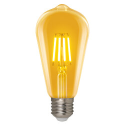 LED-ST64-5W-GOLDEN-E27 GLV22GO Лампа светодиодная Vintage, Форма конус, золотистая колба