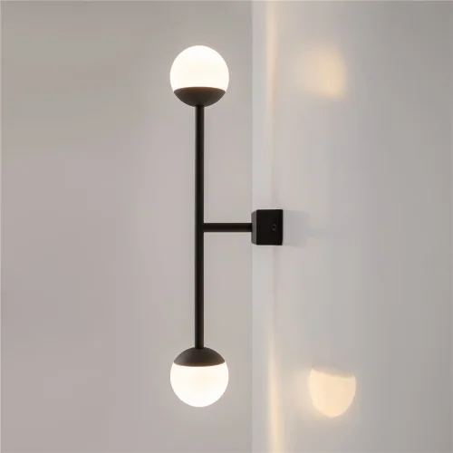 Настенный светильник (бра) Touch 3000К 13Вт (Черный) - фото 18