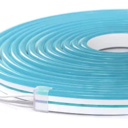 NeonLine ELF PVC интерьерный, боковой изгиб, 12В, IP53, 8мм, 1м, кратность реза 1см, голубой