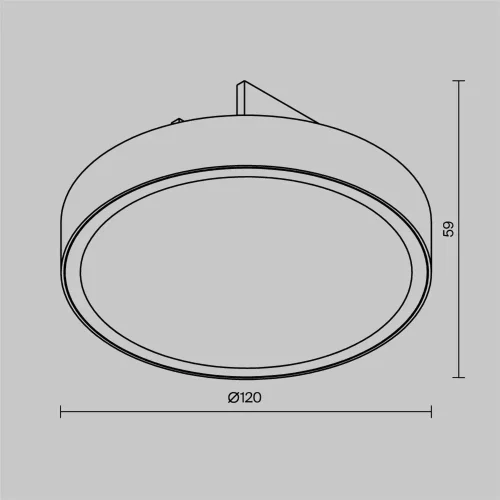 Уличный трековый светильник Зон / Zon IP Elasity IP 3000К 12Вт 110° Черный (Черный) O-TR01-1-F-12WB3K - фото 3