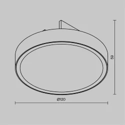 Уличный трековый светильник Зон / Zon IP Elasity IP 3000К 12Вт 110° Черный (Черный) O-TR01-1-F-12WB3K