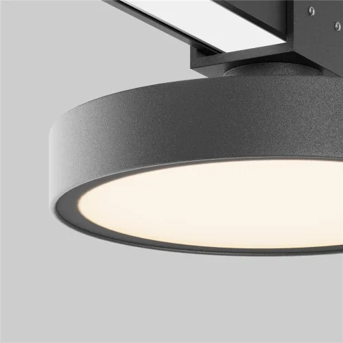 Уличный трековый светильник Зон / Zon IP Elasity IP 3000К 12Вт 110° Черный (Черный) O-TR01-1-F-12WB3K - фото 5
