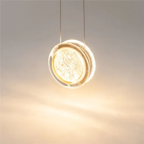 Подвесной светильник Pharao 3000К 7Вт (Черный и Латунь) - фото 5