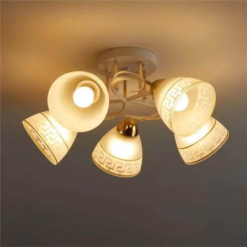 Люстра FR5465CL-05W Энтле / Entle E27x5 (Белый) FR5465CL-05W - фото 11