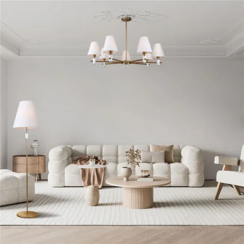 Напольный светильник (торшер) Freya FR5371FL-01BS (Латунь) - фото 10